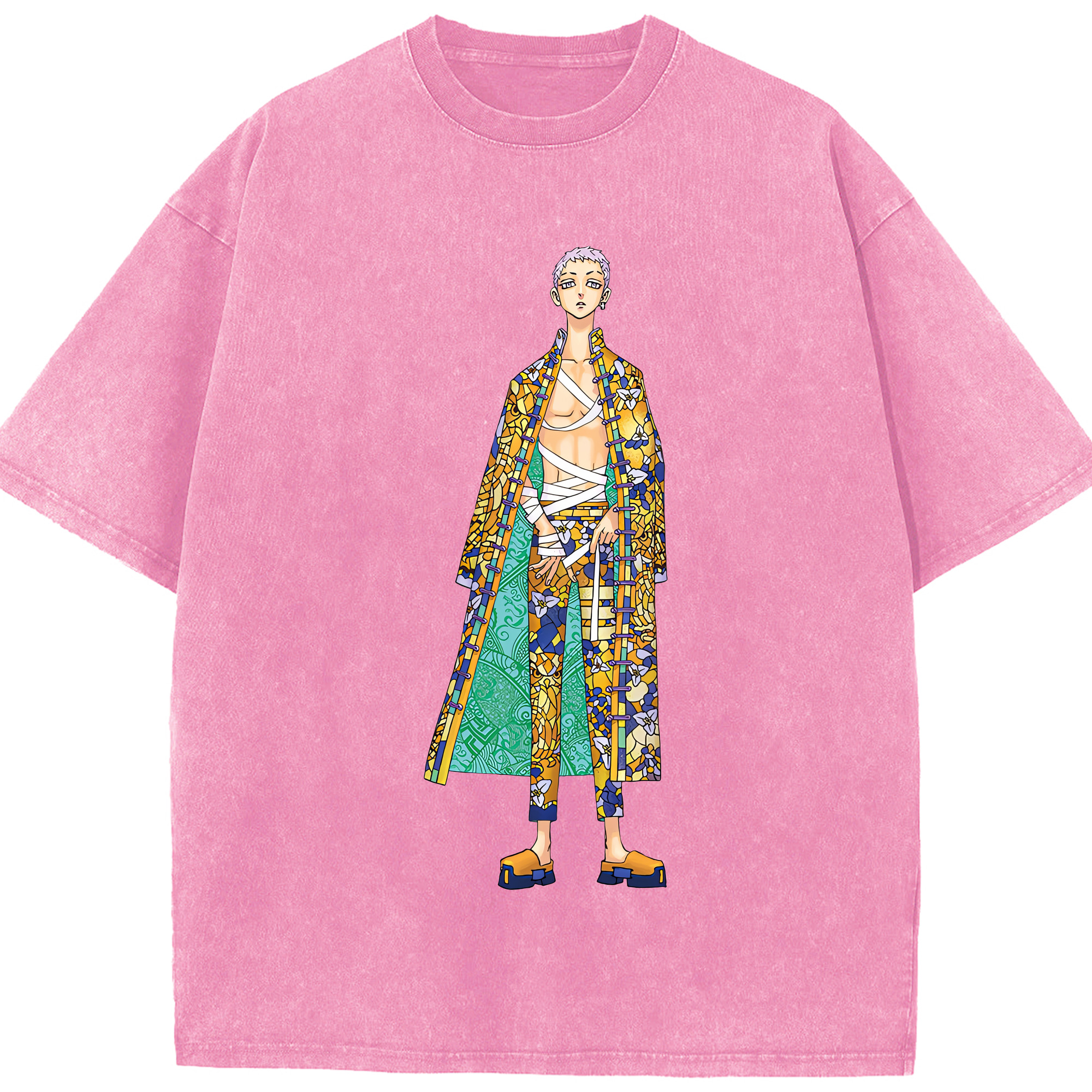 （画像用） 東京リベンジャーズ Tokyo Revengers 綿100% ヴィンテージ風 半袖Tシャツ（フロントプリント）
